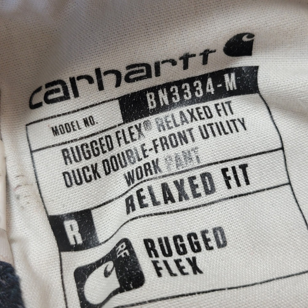 Carhartt Rugged Flex Relaxed Fit Duck Double-Front Utility Work Pants 33x30 - Picture 4 of 16